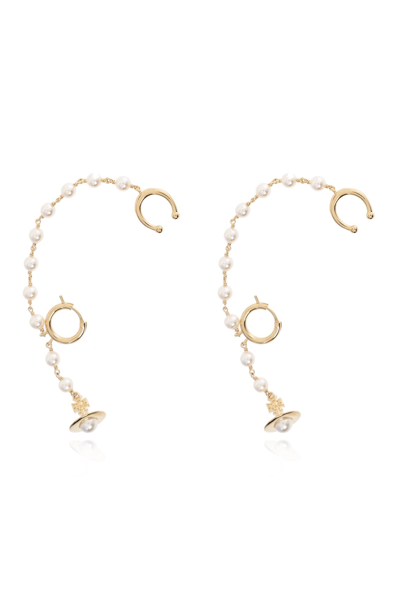 Gold 'Samara' ear cuffs Vivienne Westwood - Vitkac GB
